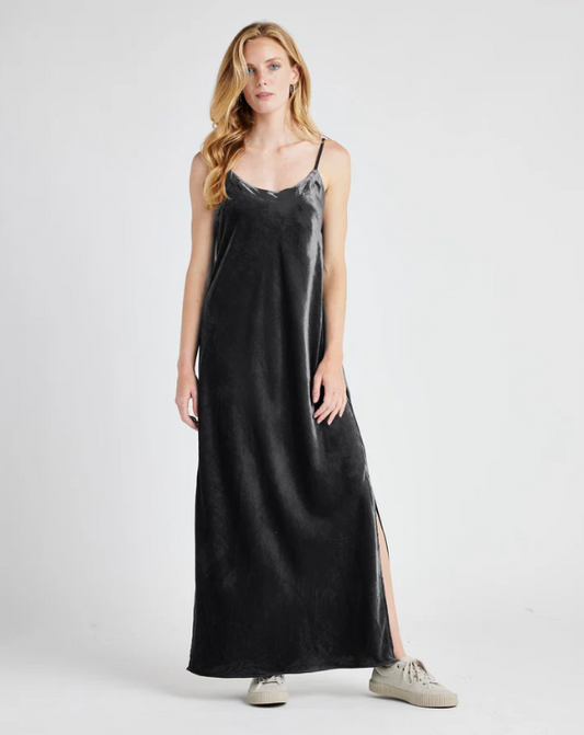 Splendid Velvet Breeze Dress - Gray