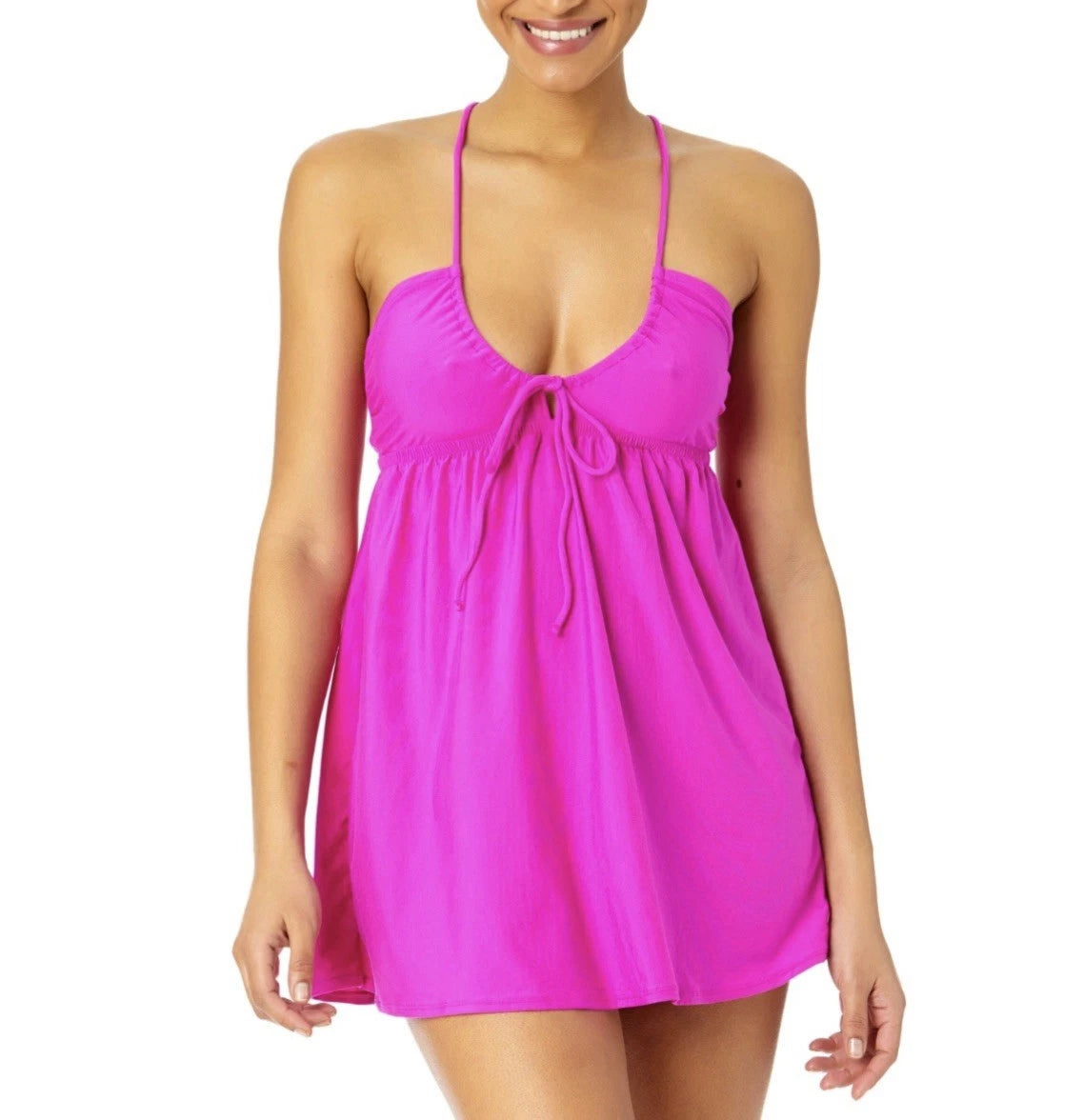 Salt & Cove Halter Cover Up - Pink