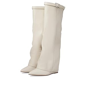 Steve Madden Corenne Knee High Boot - Bone Leather 7.5
