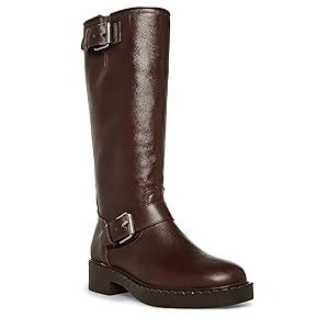 Steve Madden Erma Knee High Flat Boot - Brn 10