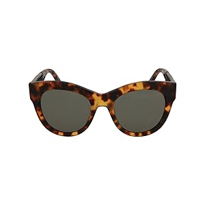 Stella McCartney SC0064S 003 Sunglasses - Havana Ruthenium/Green