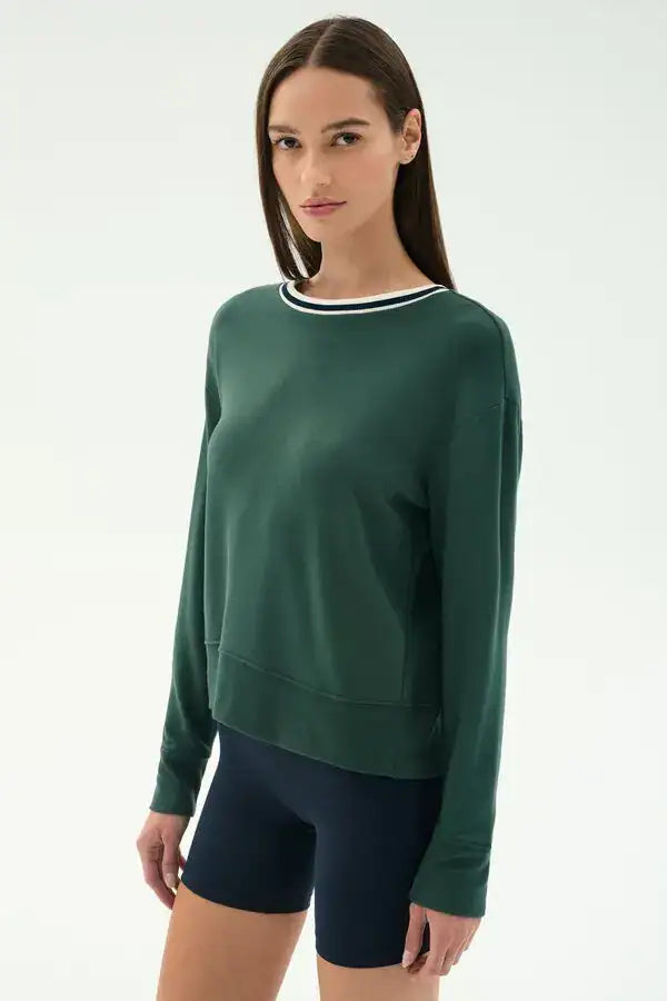 Splits59 Sonja Fleece Sweatshirt - Military
