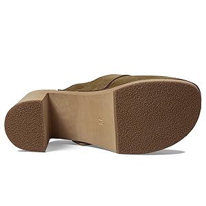 Swedish Hasbeens Slejf Sky High Clogs - Tobacco Suede EU 37/US 7