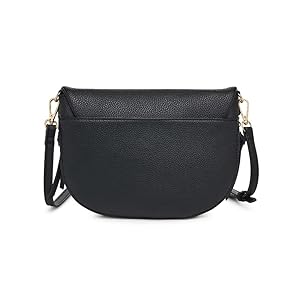 Urban Expressions Holly Crossbody with Tassels - Pebbled Black