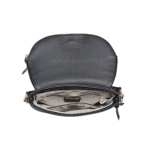 Urban Expressions Holly Crossbody with Tassels - Pebbled Black