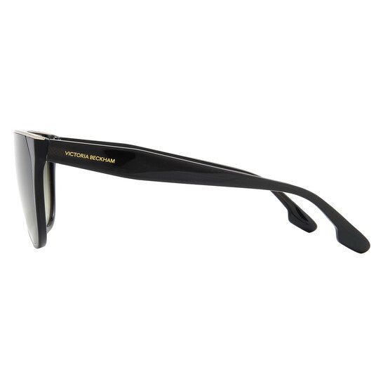 Victoria Beckham Browline Sunglasses - Metallic Forest Green