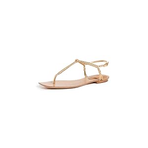 Veronica Beard Amelia Thong Flip Flop Sandal - Gold 8.5
