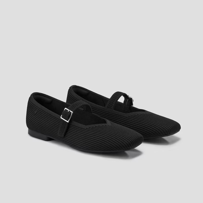 Vivaia Margot Mary Jane Flats - Blk/40