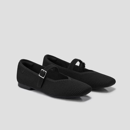 Vivaia Margot Mary Jane Flats - Blk/40