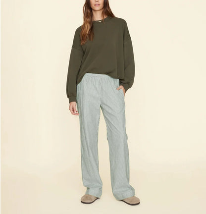 Xirena Piper Pant - Sage/Wht