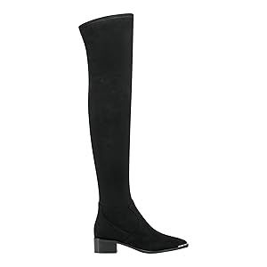 Marc Fisher LTD YAKI Over-The-Knee Boot - Black Suede 8.5