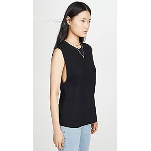 AG Adriano Goldschmied Zoey Tank - True Black