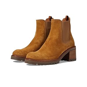 Pedro Garcia Zona Lugsole Ankle Boot - Honey Velour EU 37.5/ US 7.5