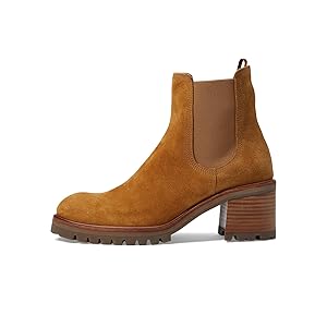 Pedro Garcia Zona Lugsole Ankle Boot - Honey Velour EU 37.5/ US 7.5