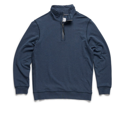 Bobby 1/4 zip brushback fleece: Navy / Xlarge / Co1300110