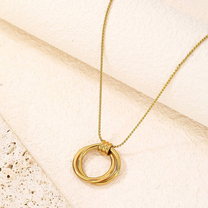 RB Ring Holder Necklace - 18K Gold Plated