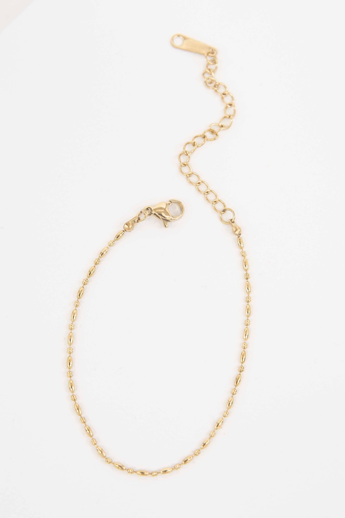 Lovoda Mini Gold Bead Chain Bracelet - 14K Gold Plated