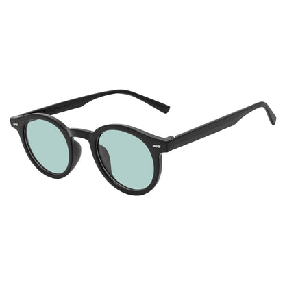 Morspecs Retro Small Round Sunglasses  - Vibes Blk/Grn