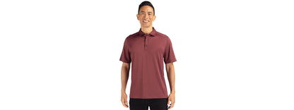 Cutter & Buck Forge Eco Stretch Recycled Mens Polo: Black / XL / MCK01236