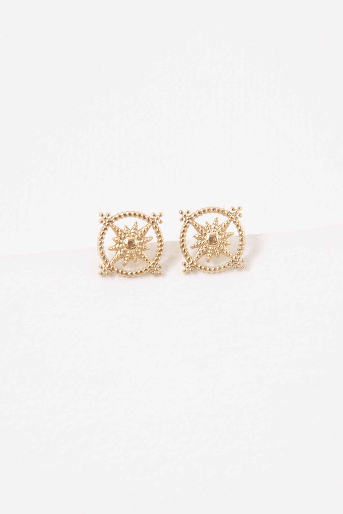 Lovoda Limits Stud Earrings - 14K Gold Plated