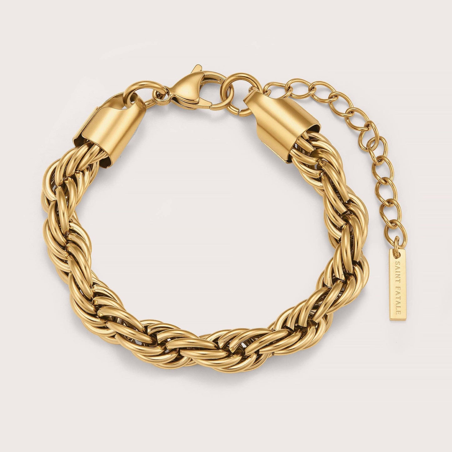 Saint Fatale Livia Twist Rope Bracelet - Gold