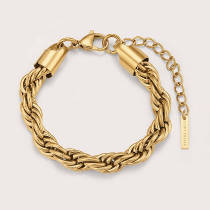 Saint Fatale Livia Twist Rope Bracelet - Gold