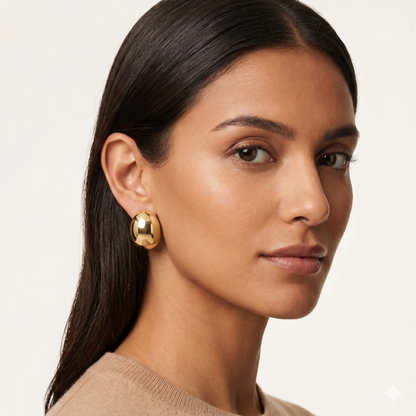 Forme Bubble Stud Earrings - 14K Gold Filled