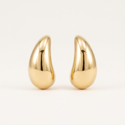 Forme Droplet Stud Earrings - 14K Gold Filled
