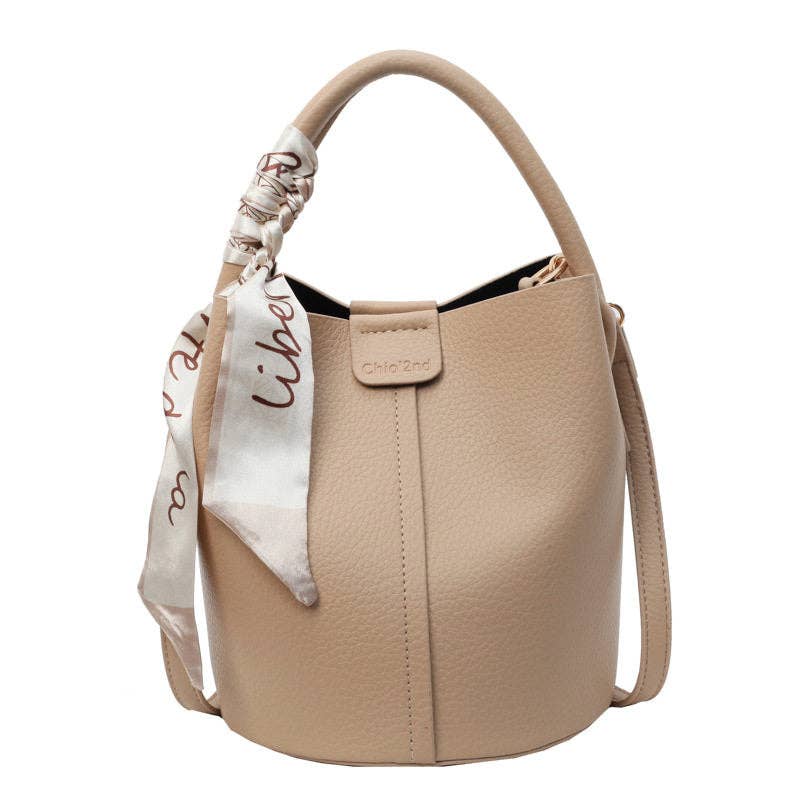 Soft Leather Bucket Bag Women's Shoulder Crossbody Tote