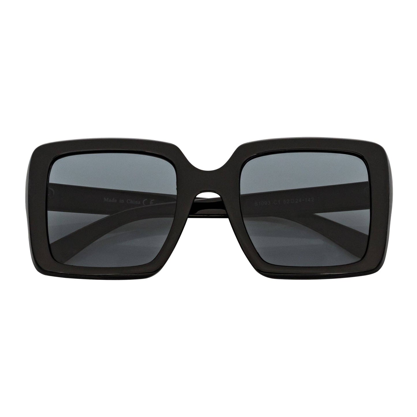 Morspecs Retro Modern Square Sunglases - Quad Blk/Smoke