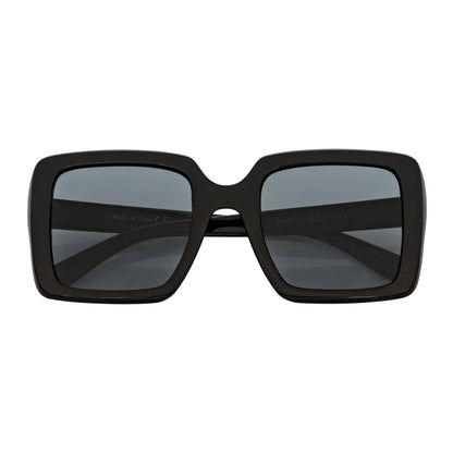 Morspecs Retro Modern Square Sunglases - Quad Blk/Smoke
