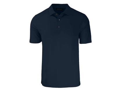 Cutter & Buck Forge Eco Stretch Recycled Mens Polo: Black / XL / MCK01236