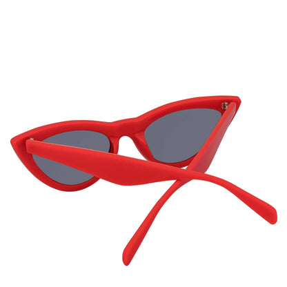 Morspecs Retro Cat Eye Sunglasses - Tabby Red/Smoke