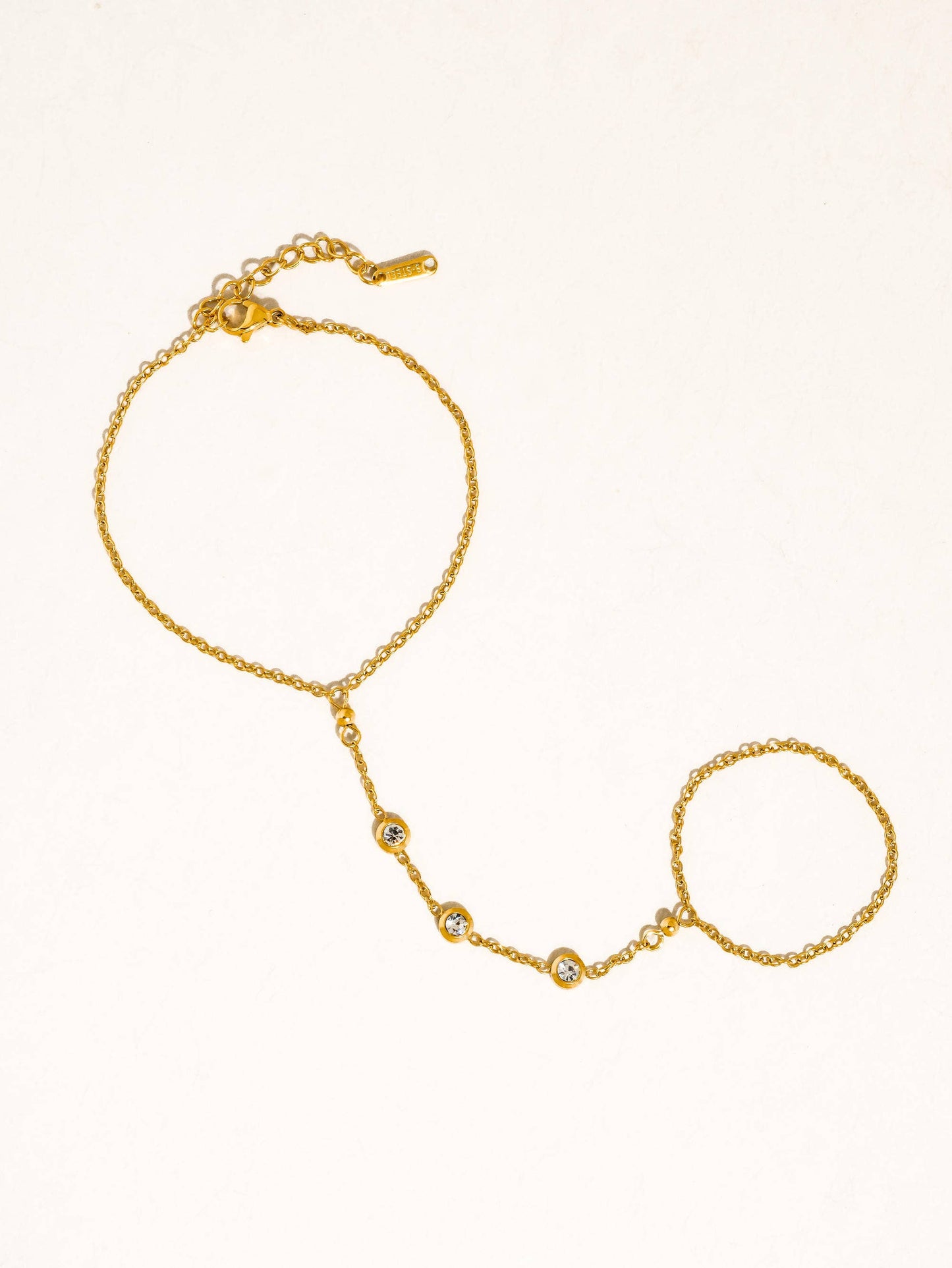 FM Nadine Hand Chain Bracelet - 18K Gold Plated